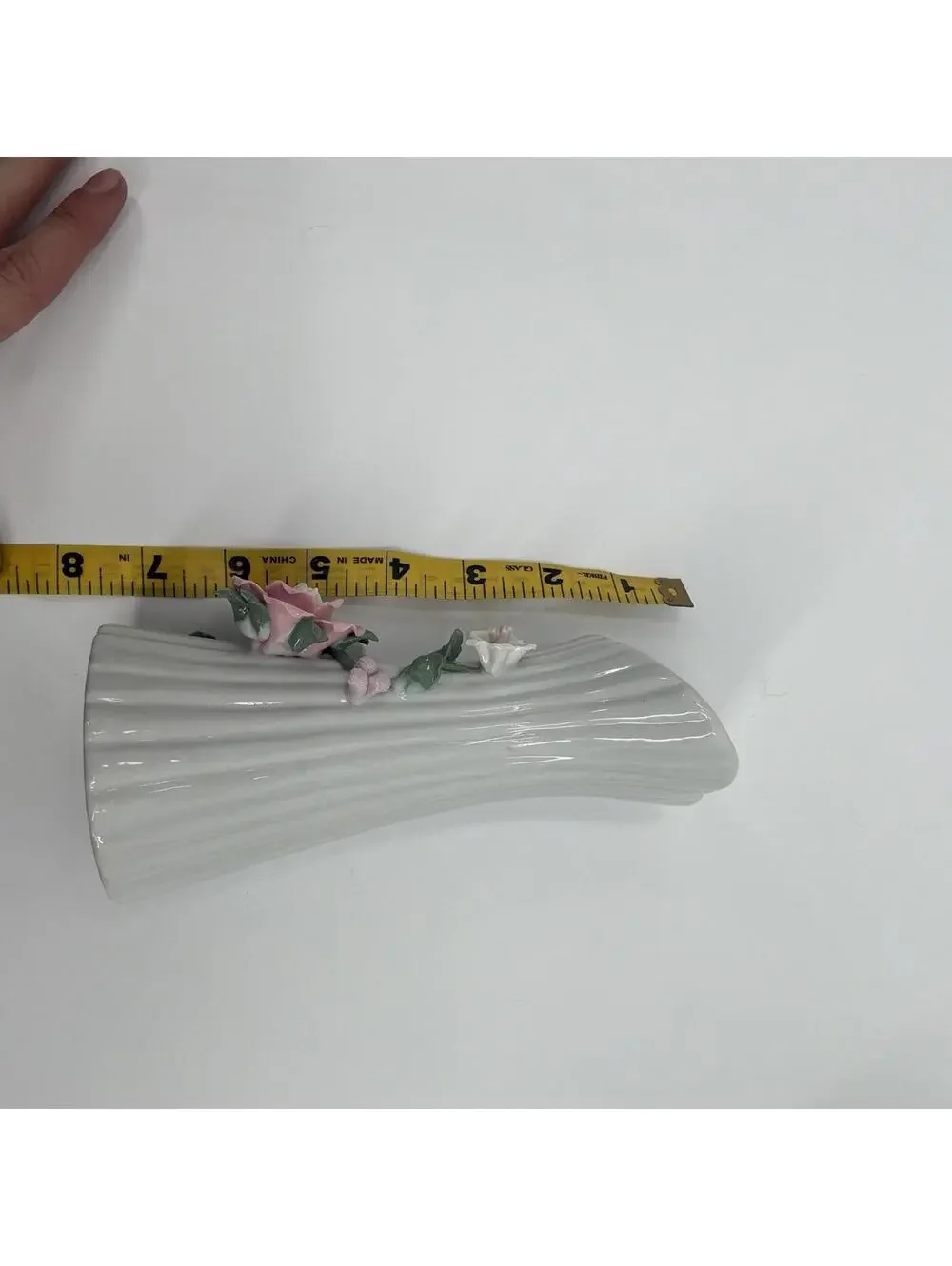 Heart Shaped Hand Painted 3d Rose Vase Small Decorative
